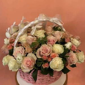 Spring flowers Basket