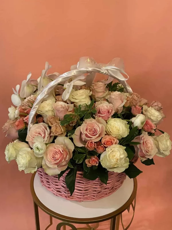 Spring flowers Basket