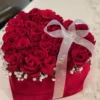 Velvet red box Roses