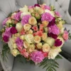 Bright Summer bouquet of mixed flowers