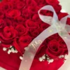 Velvet red box Roses