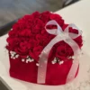 Velvet red box Roses