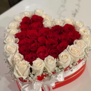 Heart Roses arrangement