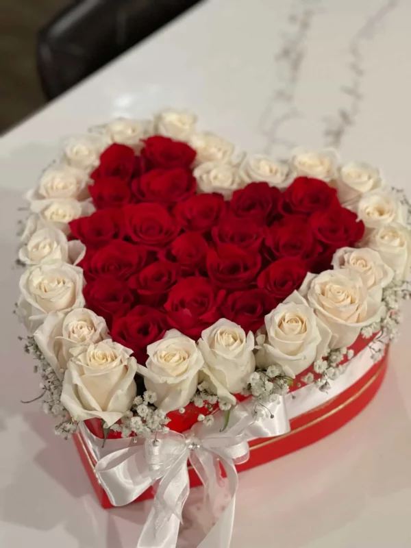 Heart Roses arrangement