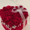 Velvet red box Roses