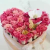 Heart Pink Roses