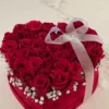 Velvet red box Roses