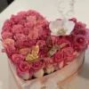 Heart Pink roses