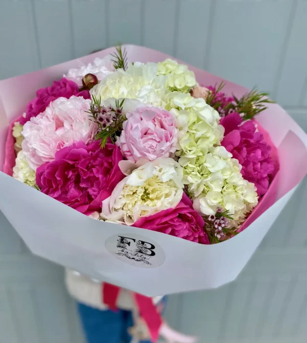 A colorful bouquet of fresh flowers